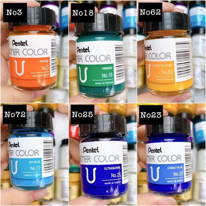 Màu nước Poster Pentel WPU2 ảnh 1