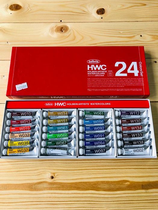 Màu nước Holbein ảnh 2