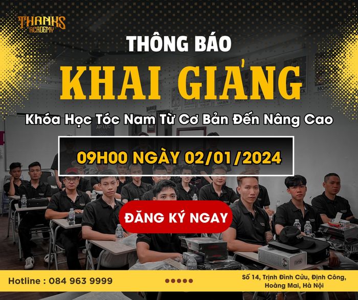 Học viện tóc nam Thanks Academy - Hình ảnh 1