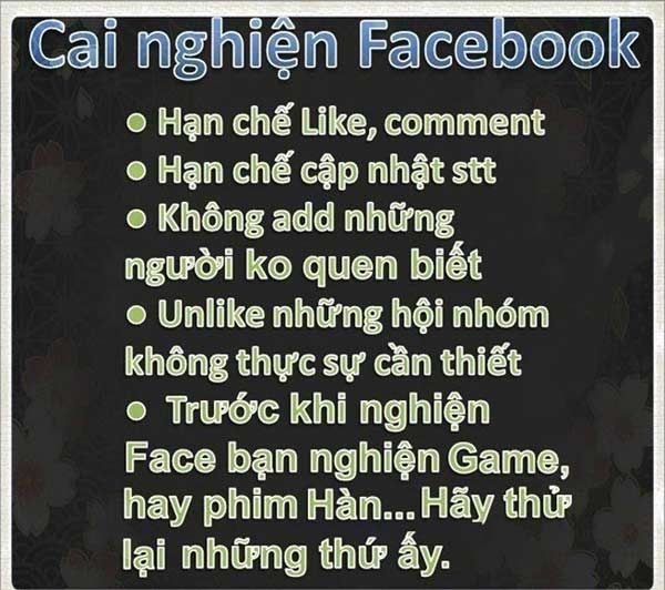 Hướng dẫn cách từ bỏ nghiện Facebook