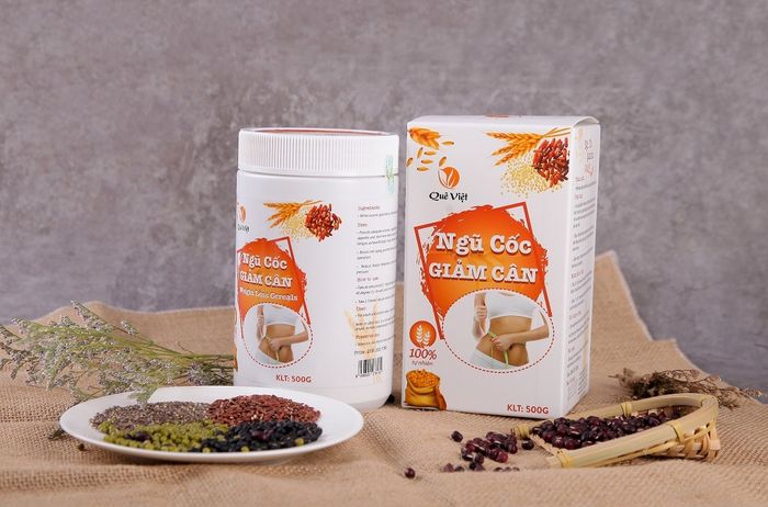 hình ảnh bột ngũ cốc giảm cân Quê Việt 2