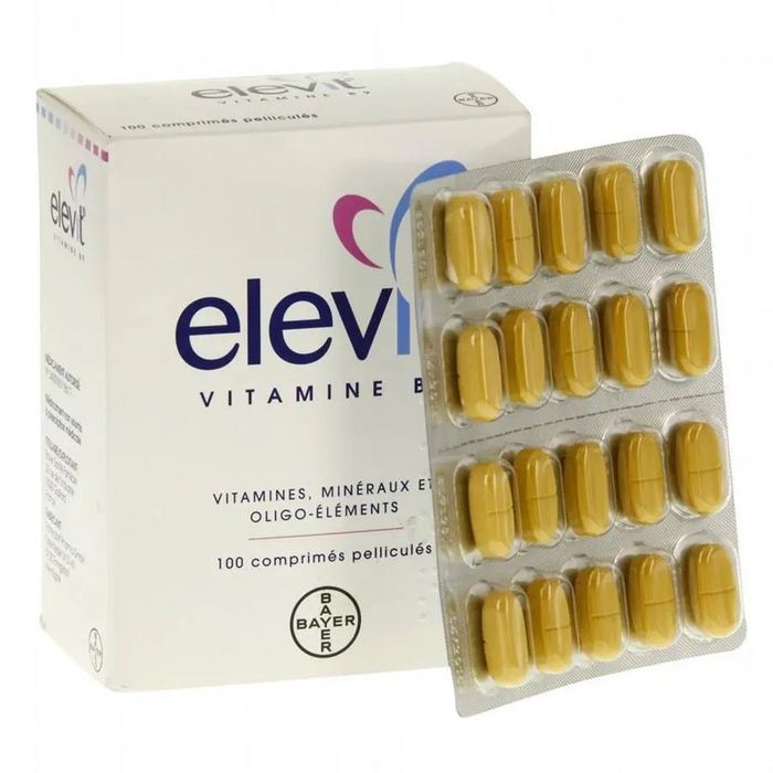 Hình ảnh Vitamin Tổng Hợp Cho Bà Bầu Elevit Từ Pháp - Ảnh 2