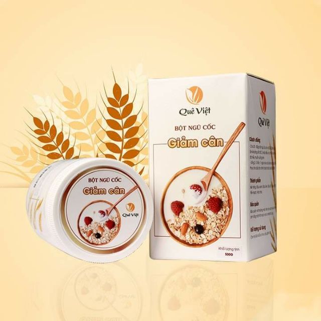 hình ảnh bột ngũ cốc giảm cân Quê Việt 1