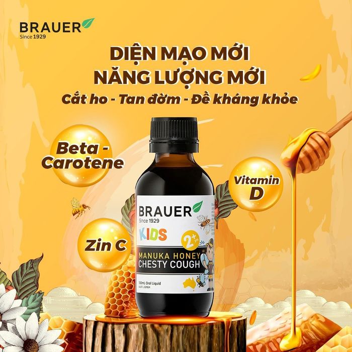 Hình ảnh Siro Brauer Kids Chesty Cough 2