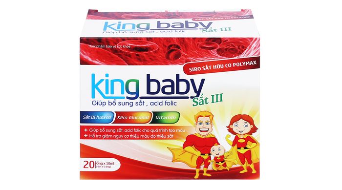 Siro Sắt Hữu Cơ Polymax King Baby - Hình ảnh 2