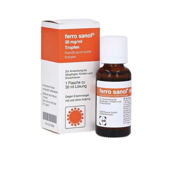 Sắt Giọt Hữu Cơ Ferro Sanol Tropfen - Hình ảnh 1