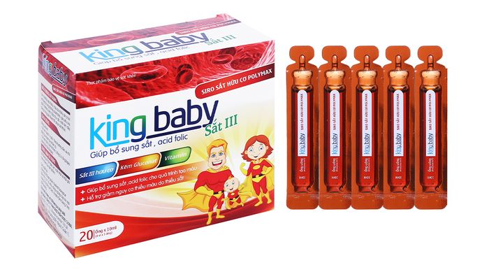 Siro Sắt Hữu Cơ Polymax King Baby - Hình ảnh 1