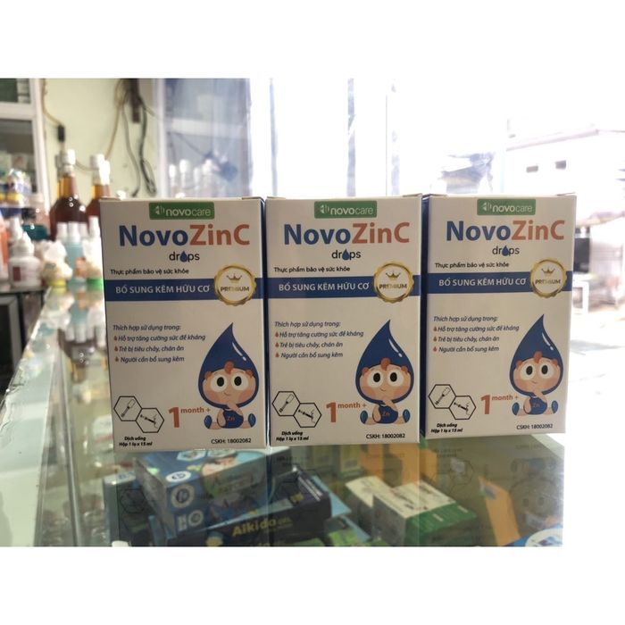 Hình ảnh 2 của Kẽm Hữu Cơ NovozinC Dạng Giọt