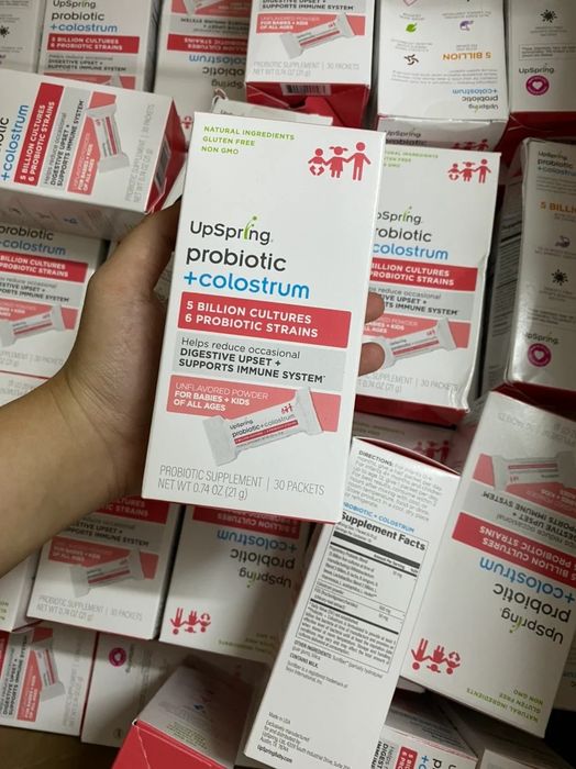 Hình ảnh Men Vi Sinh và Sữa Non UpSpring Probiotic + Colostrum