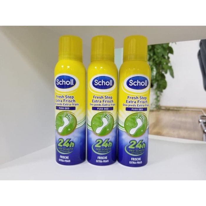Ảnh 2 xịt khử mùi chân Scholl Fresh Step Extra Frisch Deo pieds Extra-fairs 24h