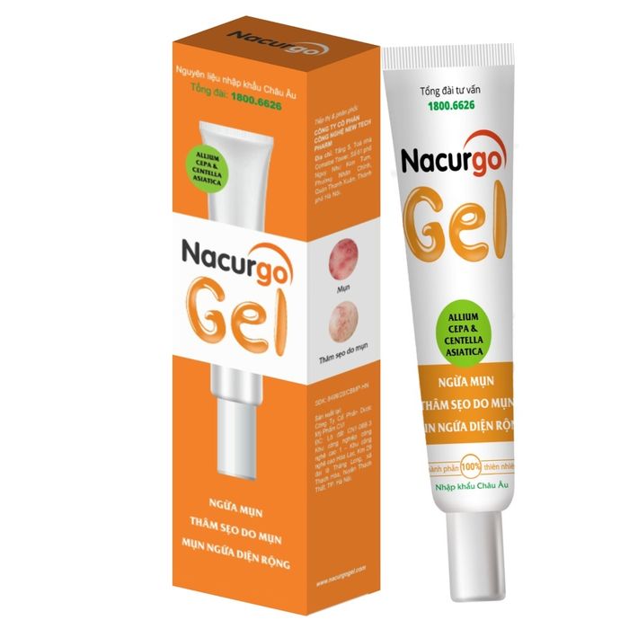 Hình ảnh Gel trị sẹo Nacurgo số 2