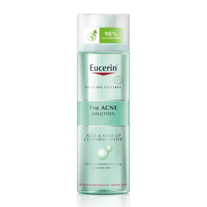 Nước Tẩy Trang Eucerin Acne-Oil Control ProACNE Solution Acne & Make-Up Cleansing Water cho da dầu mụn - hình ảnh 2