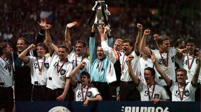 Chiến thắng gần nhất của Đức tại Euro là vào năm 1996.