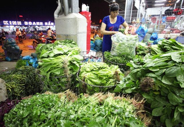 Hình ảnh chợ đầu mối Minh Khai 2