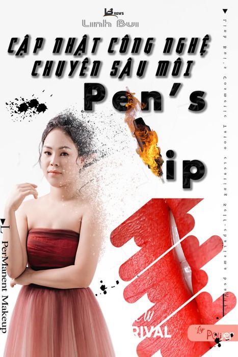 Hình ảnh Linh Bùi phun xăm 2