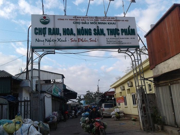 Hình ảnh chợ đầu mối Minh Khai 1