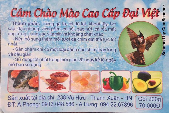 Cám Chào Mào Cao Cấp Đại Việt - Hình 1
