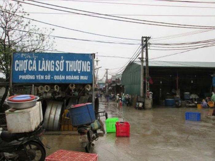 Hình ảnh chợ cá Yên Sở 1
