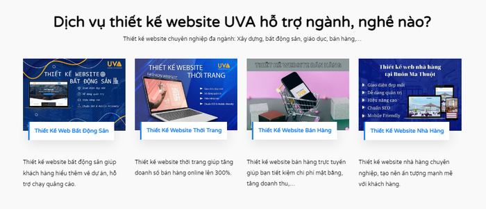 Hình ảnh Phát Triển Website UVA 2