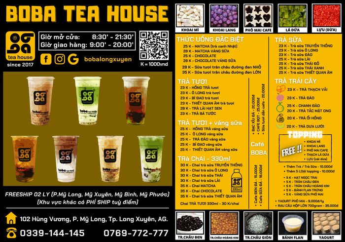 Hình ảnh Trà Sữa BOBA TEA HOUSE 1