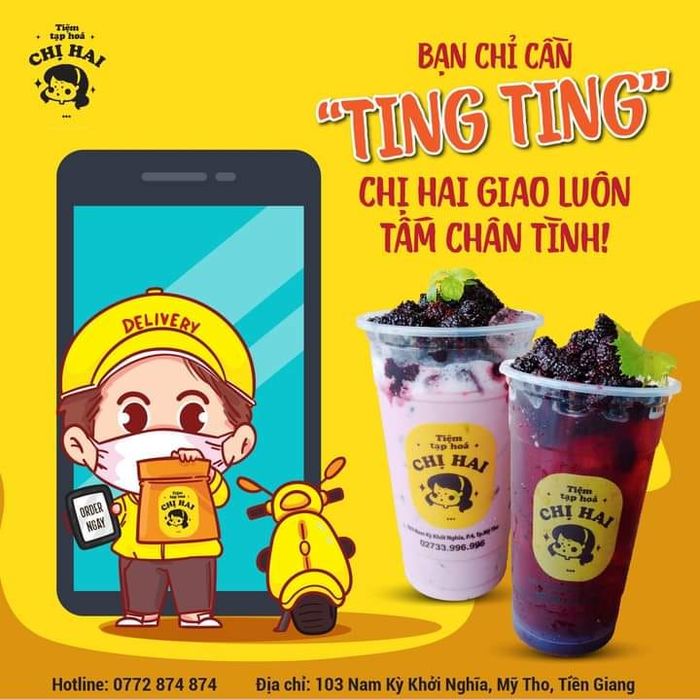 Hình ảnh 2 tại Chị Hai - Tiệm Trà Trái Cây Tươi
