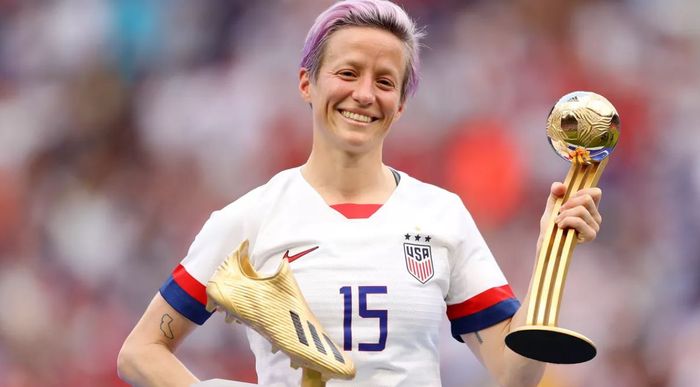 Rapinoe được gọi là “cô gái vàng” trong thể thao Mỹ. ảnh 1