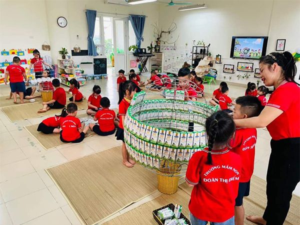 Sáng tạo và học tập của các bé tại trường Mầm non Đoàn Thị Điểm - Hình ảnh 2
