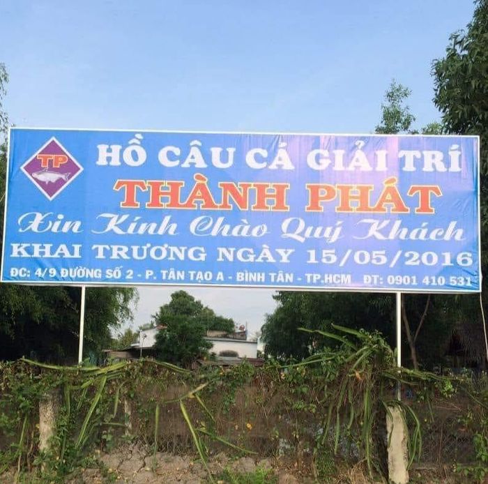 Hình ảnh 1 của Hồ Câu Giải Trí Thành Phát