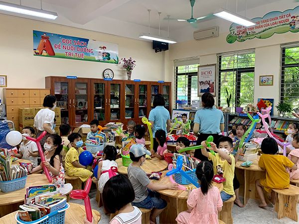 Phòng học tại trường Mầm non Tứ Liên - Hình ảnh 2