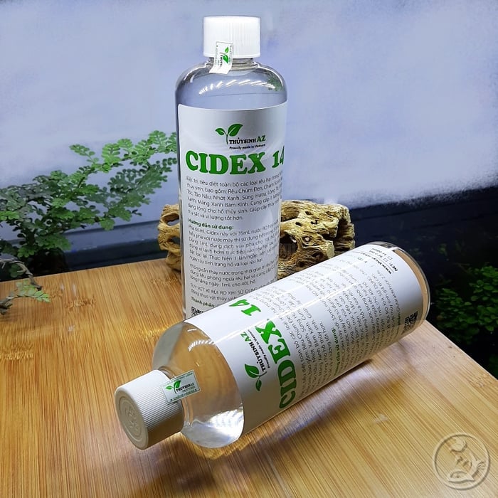 Cidex 14 – Dung dịch phòng chống rêu hại cho bể thủy sinh hình ảnh 2