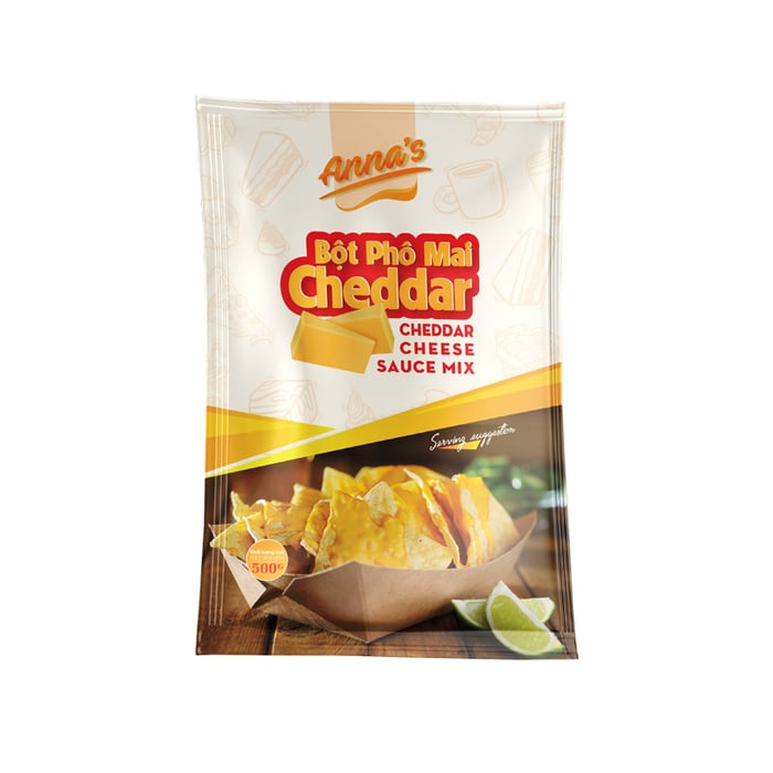 Hình ảnh bột phô mai Cheddar 1