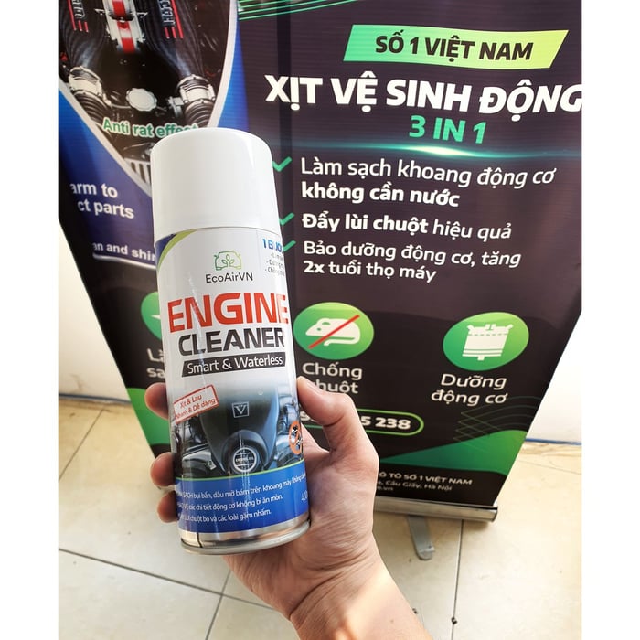 Xịt vệ sinh chống chuột khoang máy Engine Bright hình ảnh 2