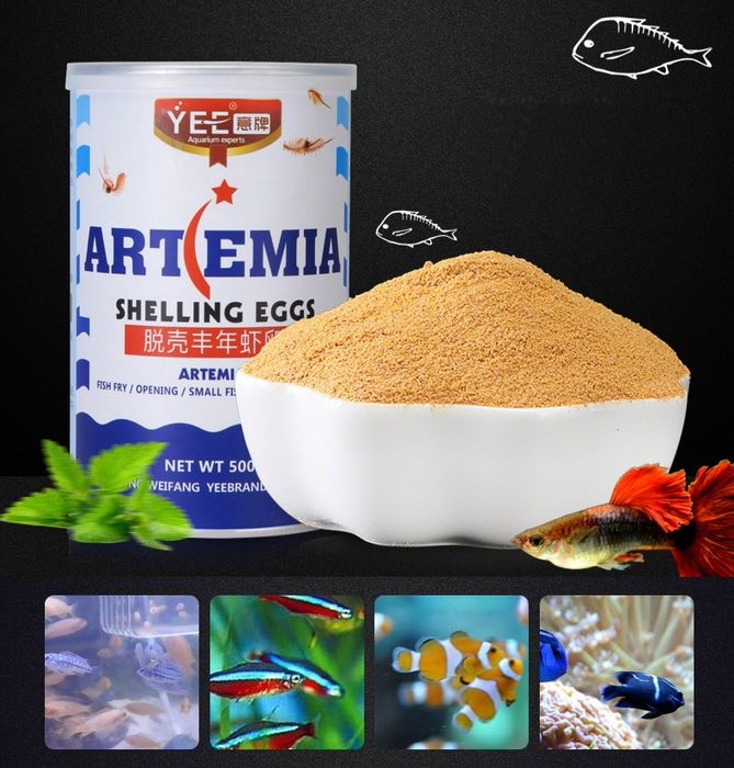 Hình ảnh của thức ăn Artemia Sấy Khô