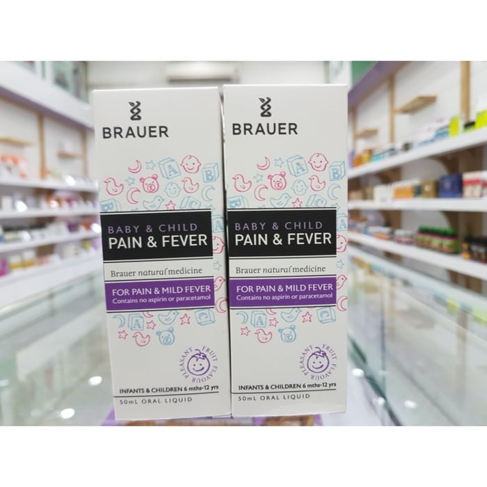 Hình ảnh 1 của Thảo Dược Hạ Sốt Brauer Pain And Fever từ Úc