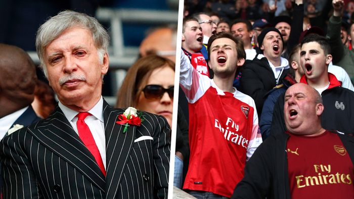 Kroenke không được ưa chuộng bởi các cổ động viên Arsenal