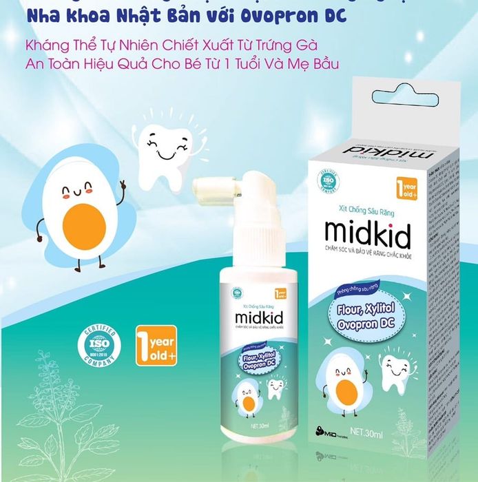 Hình ảnh Xịt Ngăn Ngừa Sâu Răng Midkid 1