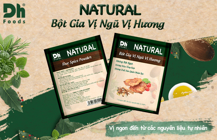 Ảnh bột gia vị ngũ vị hương Dh Food Natural 1