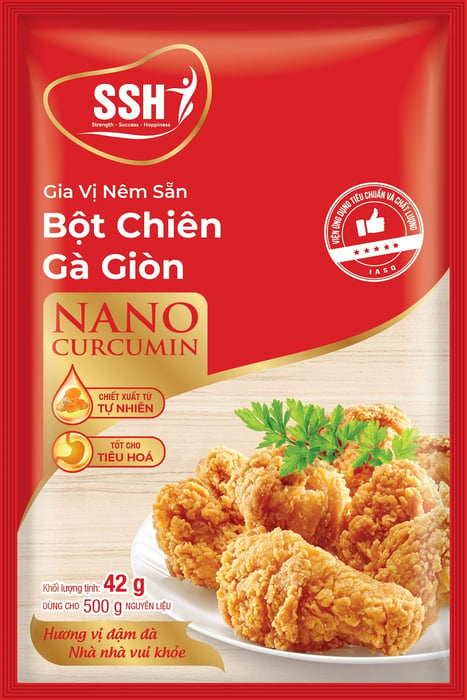 Gia vị chế biến sẵn bột chiên gà giòn Nano Curcumin - Hình 2