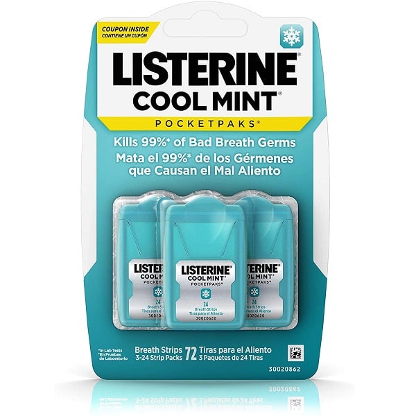 Hình ảnh 2 của Listerine Pocketpaks Cool Mint