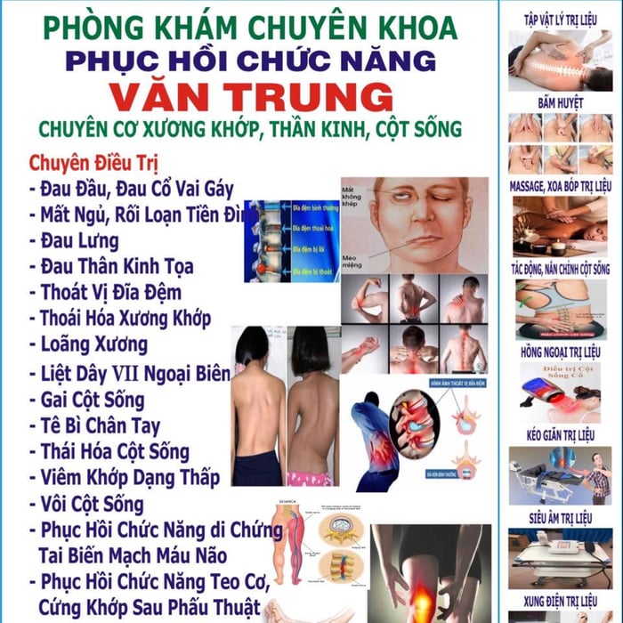 Phòng Khám Chuyên Khoa Phục Hồi Chức Năng Văn Trung - Ảnh 1