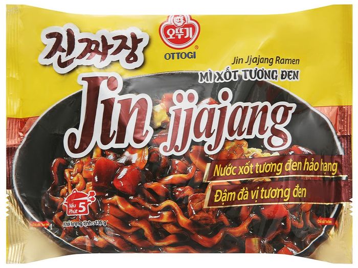 Hình ảnh mì Ottogi xốt tương đen Jin Jjajang Ramen 1