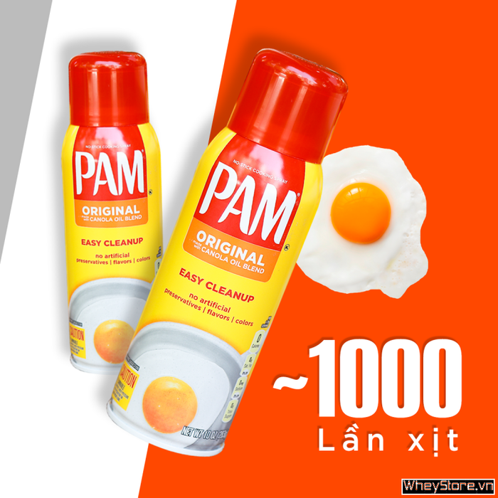 Hình ảnh dầu ăn kiêng PAM Original 2