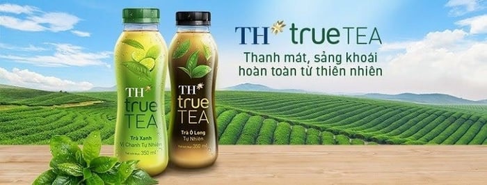 Hình ảnh trà xanh vị chanh tự nhiên TH True Tea số 2