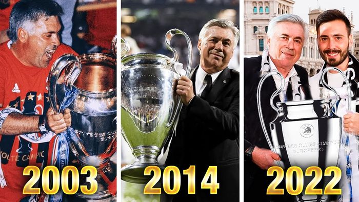 Carlo Ancelotti đạt được nhiều thành công cùng các đội bóng mà ông dẫn dắt như hình ảnh 1