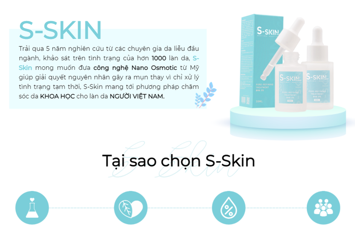 Hình ảnh 2 của Serum S-Skin BHA 2%