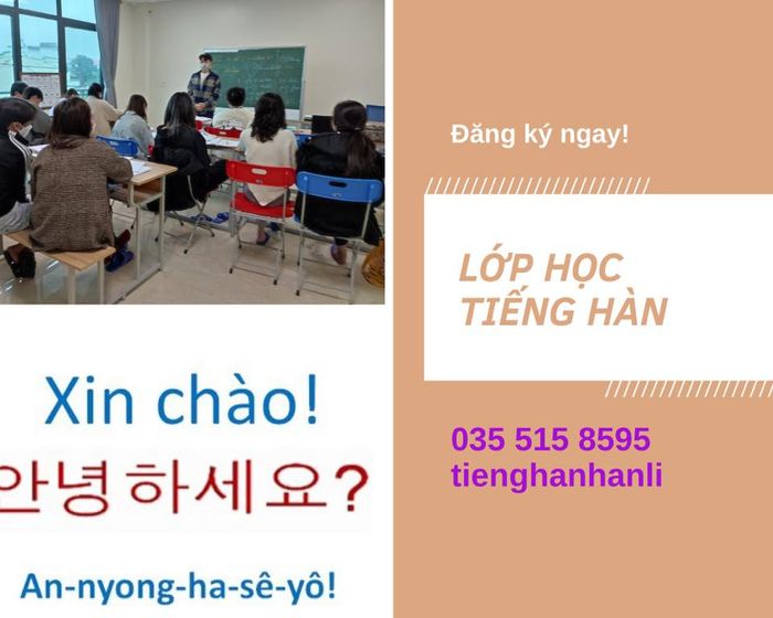 Hình ảnh Tiếng Hàn Hanli 1