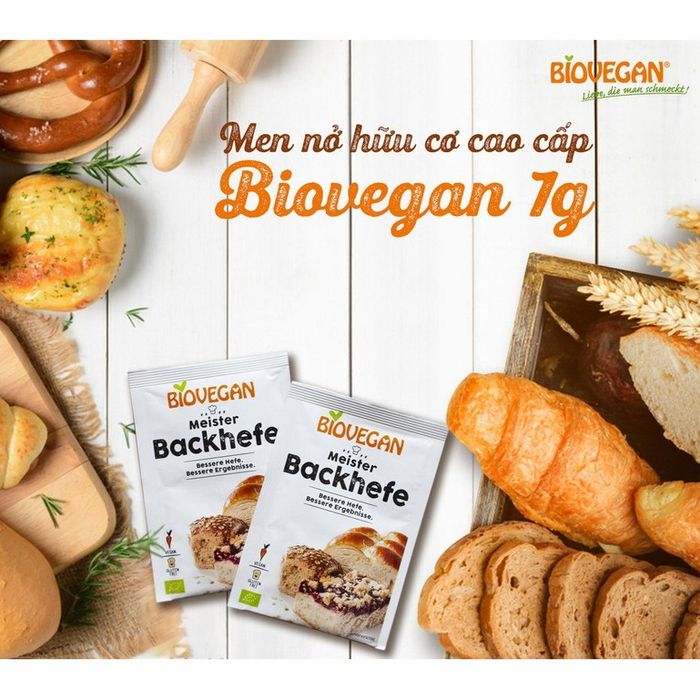 Men nở hữu cơ Biovegan Hefe - Hình 2