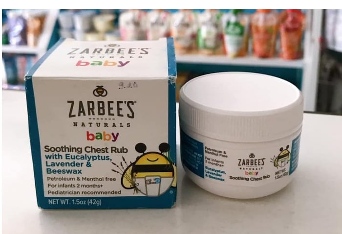 Hình ảnh Dầu bôi ấm ngực Zarbee's Naturals Baby