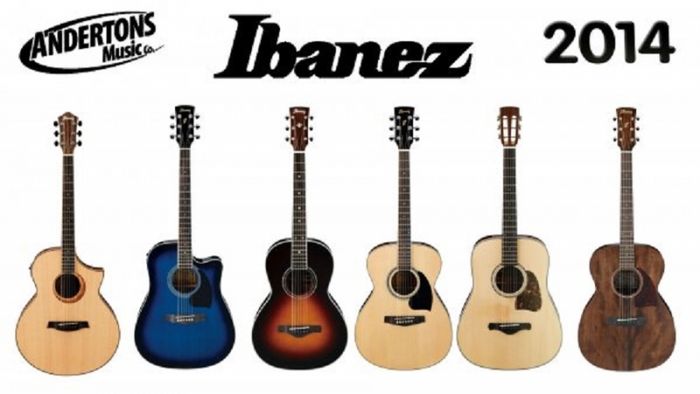 Hình ảnh các cây đàn guitar của thương hiệu Ibanez