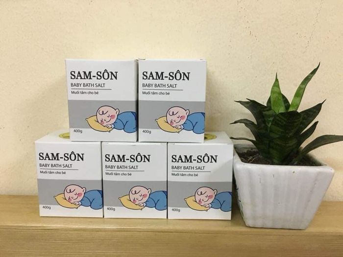 Muối tắm bé SAM-SÔN - Hình 1